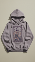 Embroidered Hoodie with Amethyst Veil