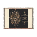 Hamsa Protection Woven Blanket – Spiritual Home Décor